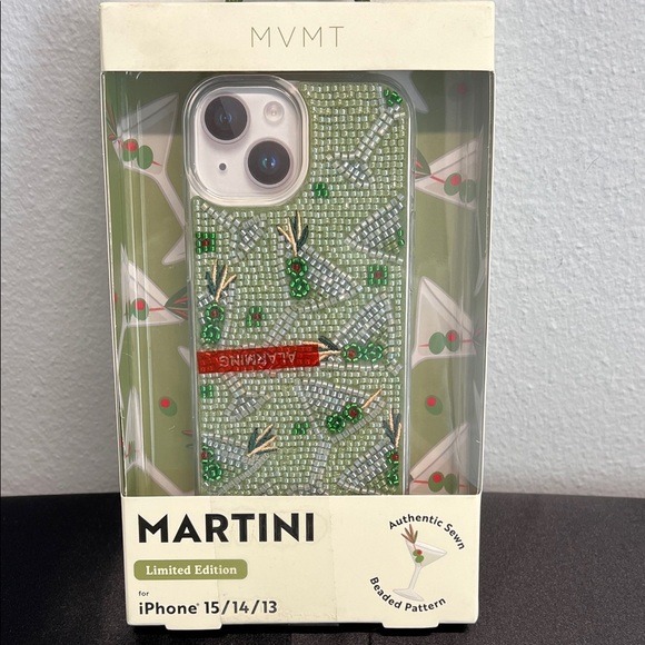 MVMT | Martini 🍸 Beaded iPhone Case - Picture 1 of 6
